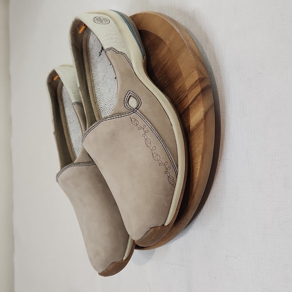 Womens Timberland suede  cement colored slip on loafers with smart wool … - Picture 6 of 10